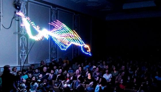 Представление световых кукол. Театр Николая Зыкова (Москва), Шелехов